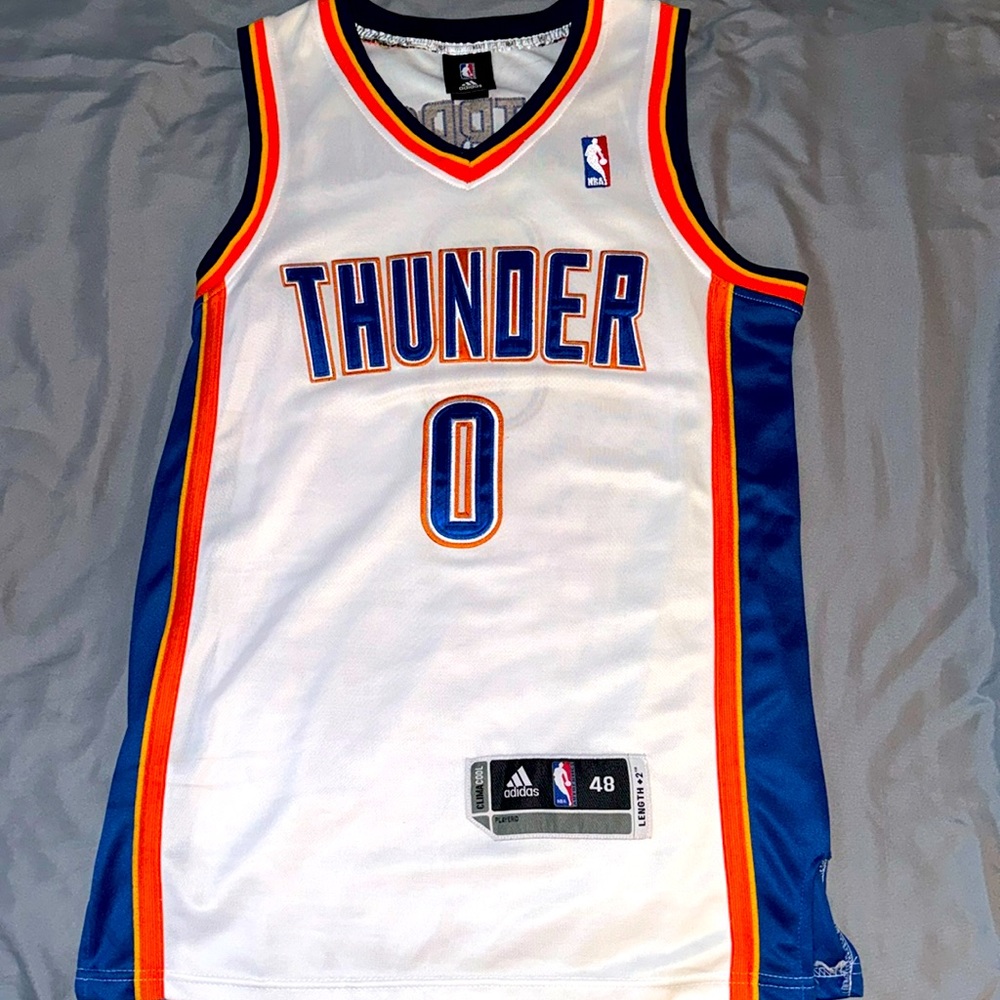 Retro Oklahoma City Thunder Russell Westbrook #0 Jersey